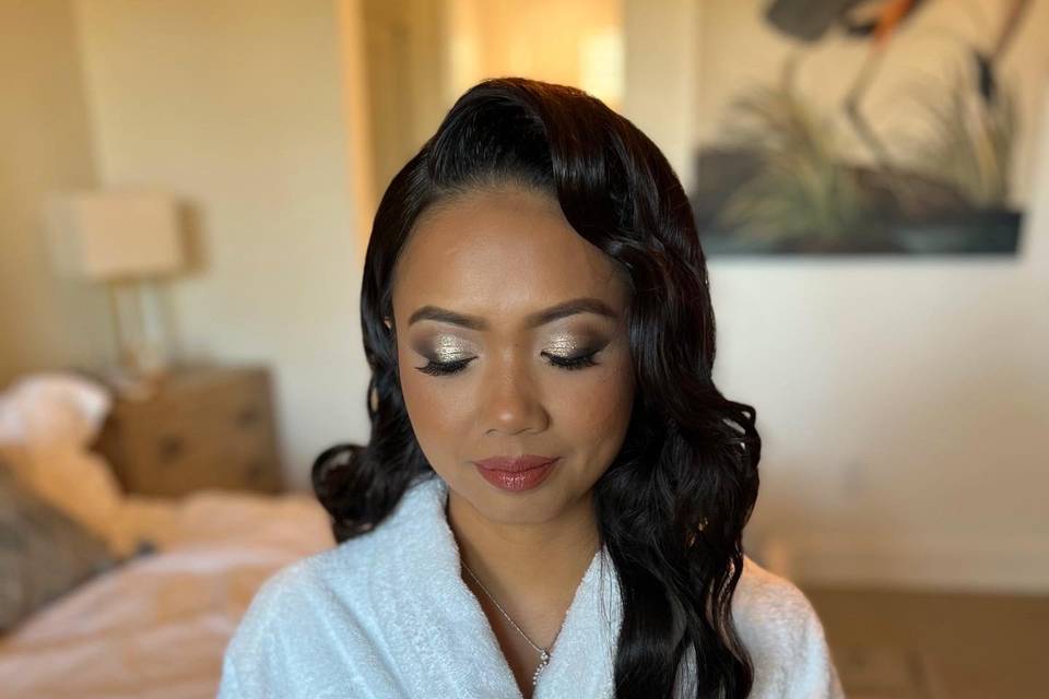 Bridesmaid Hair & makeup
