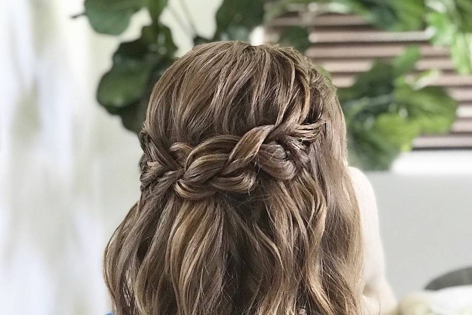 Bridal Trial hair