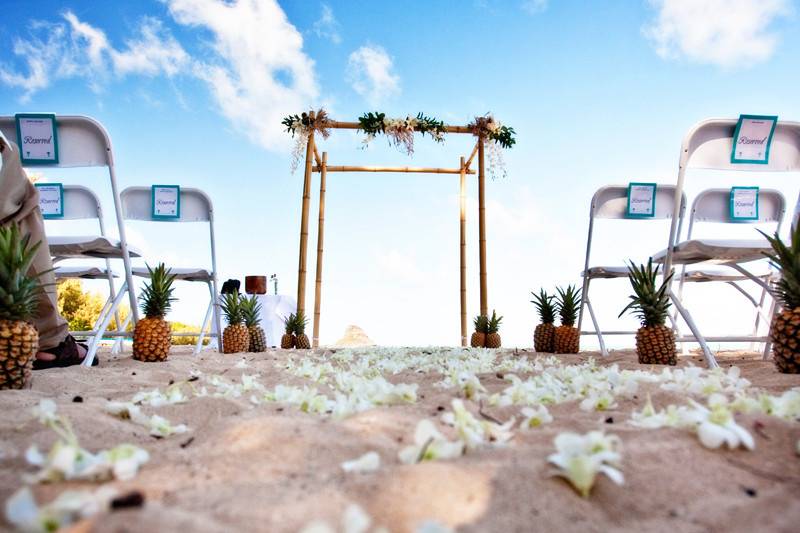 Floral aisle