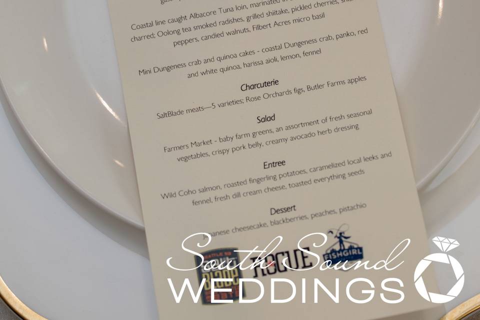 Menu Cards