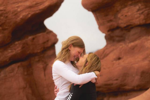 Garden of the Gods Engagement