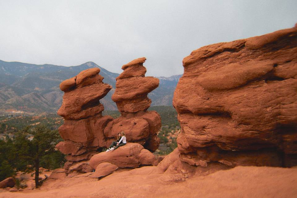 Garden of the Gods Engagement