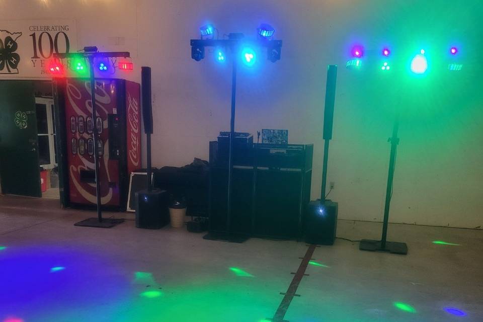 Typical ceremony setup up
