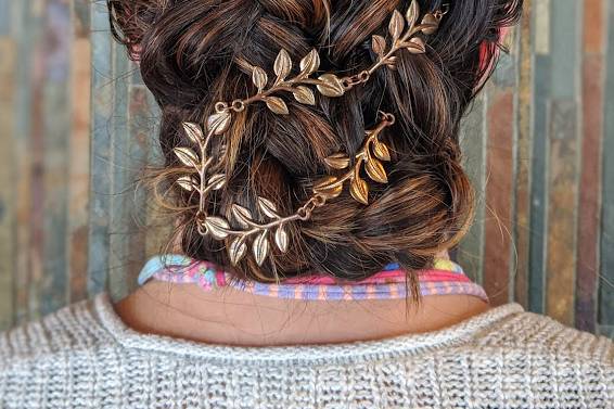 Bridal hair
