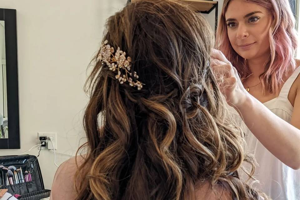 Bridal hair