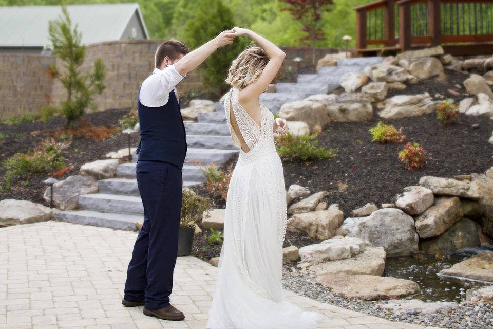 Couple dancing