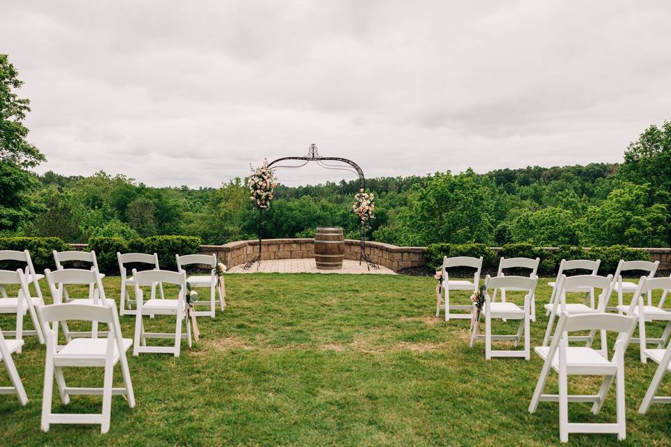 Landscape ceremony site