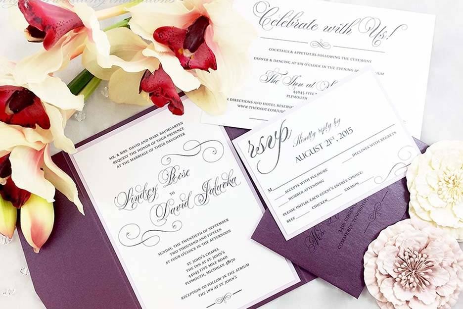 Krystals Wedding Invitations