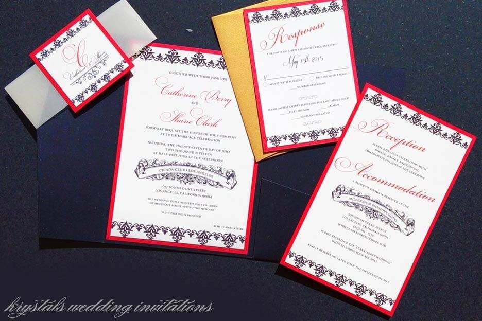 Krystals Wedding Invitations