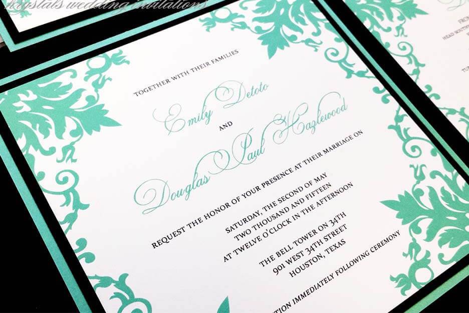 Krystals Wedding Invitations
