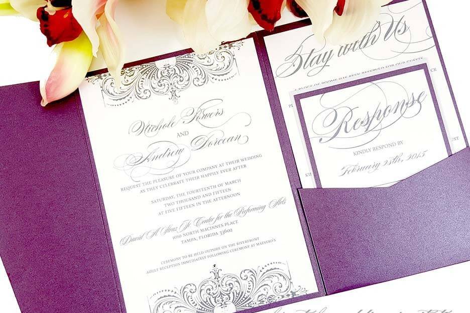 Krystals Wedding Invitations