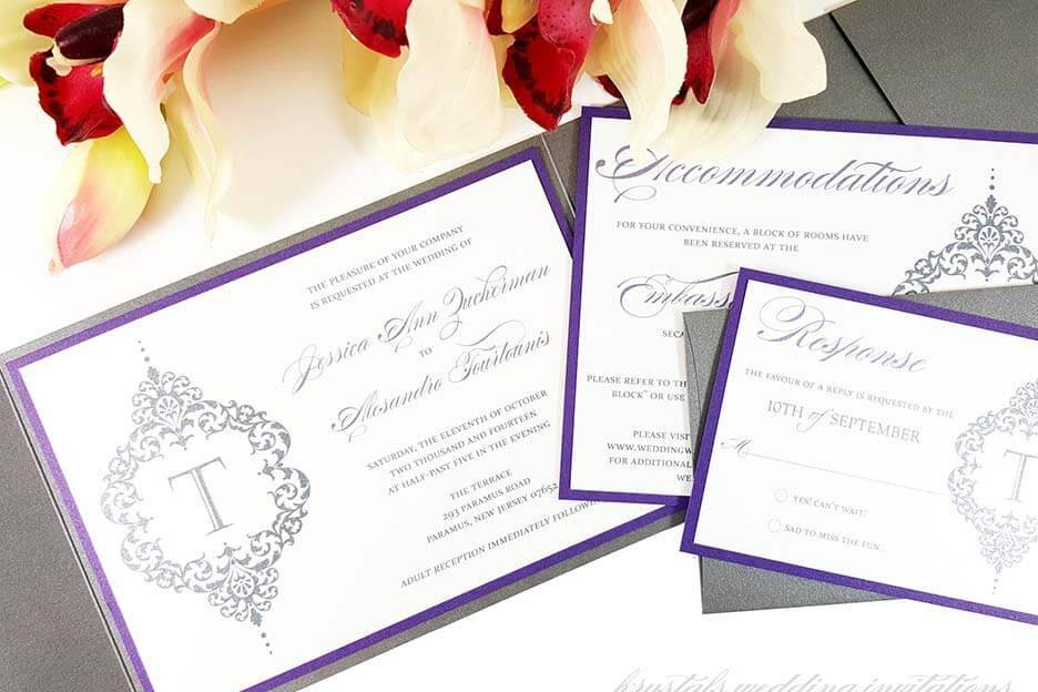 Krystals Wedding Invitations