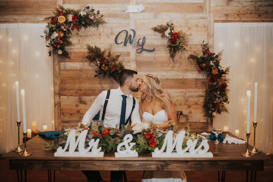 Sweetheart table inspo