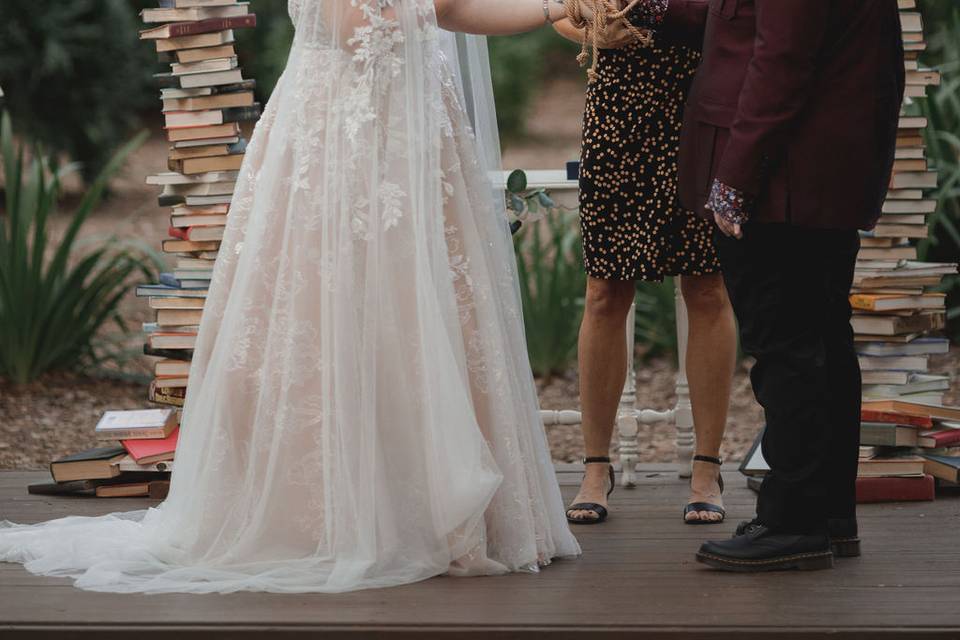 Book themed wedding