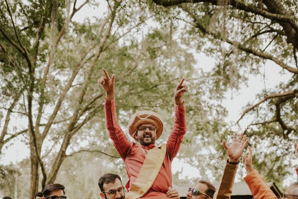 Hindu Groom entrance