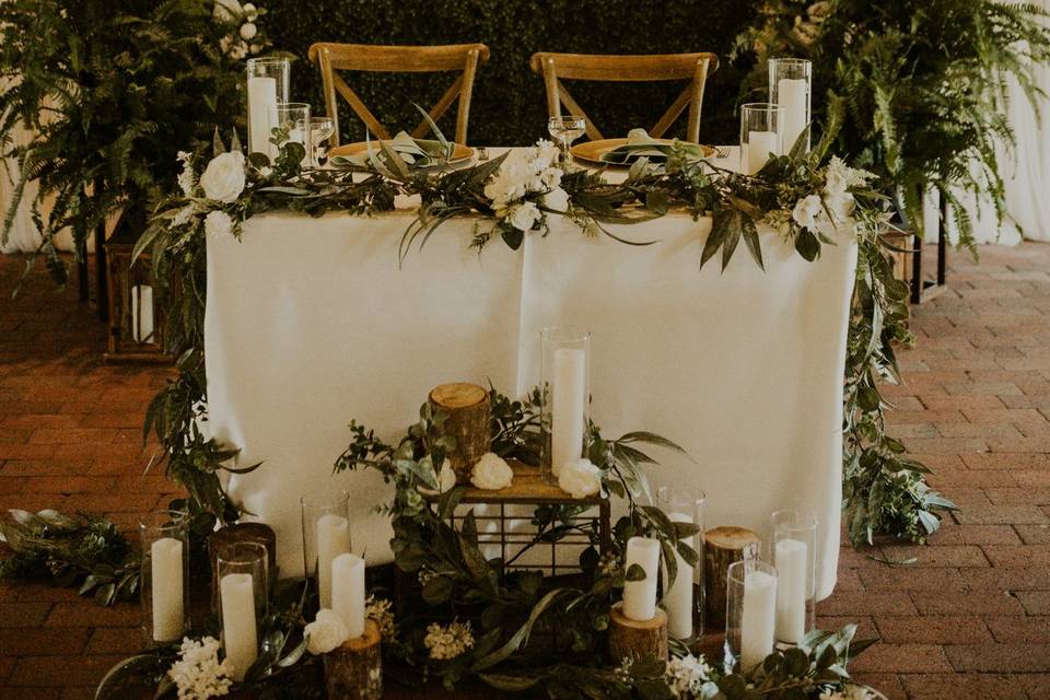 Enchanting wedding decor