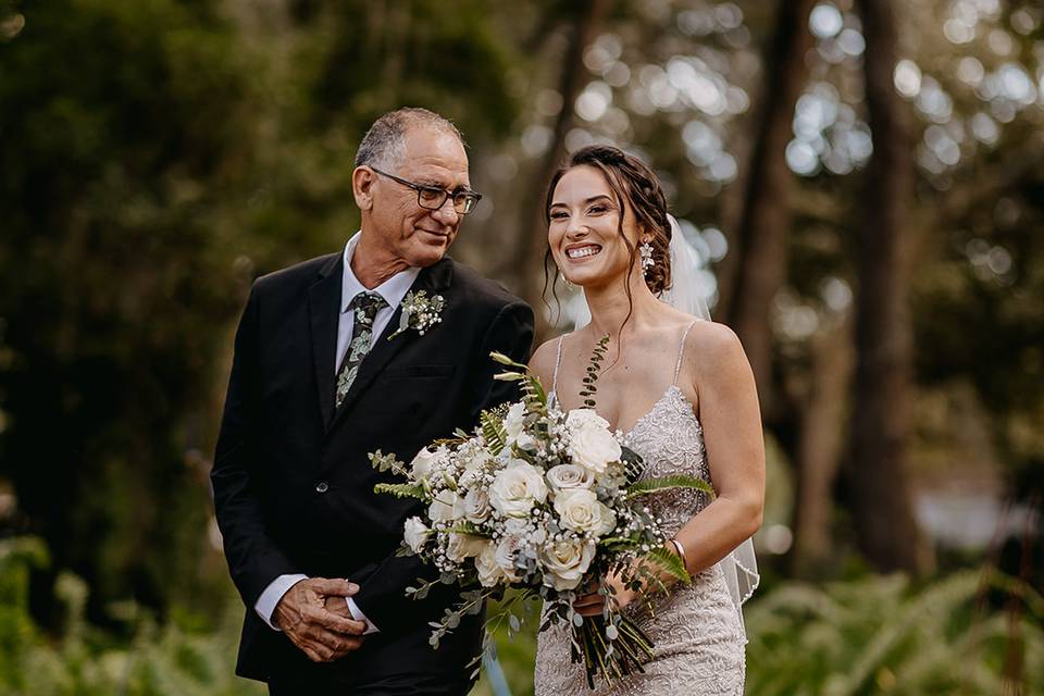 Walking down the aisle