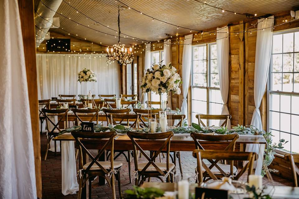 Rustic elegant venue