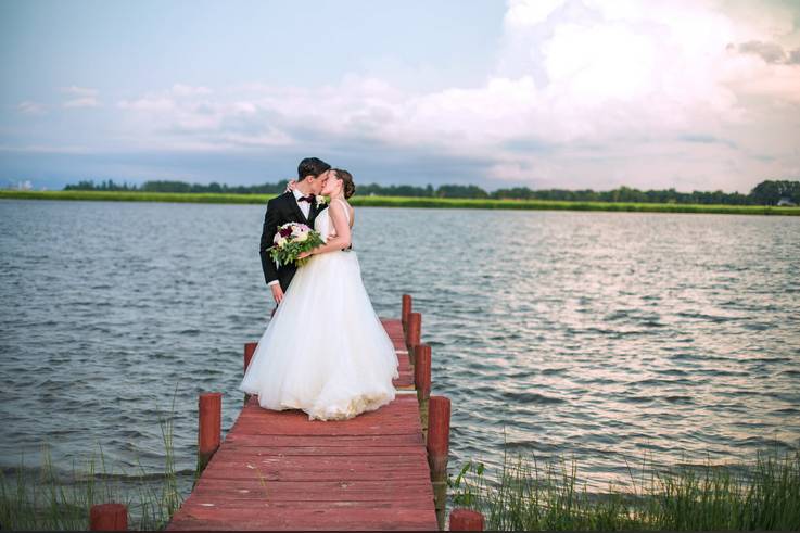 Lovers on the pier