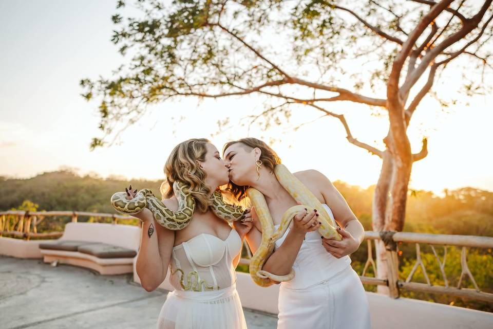 Snake kiss
