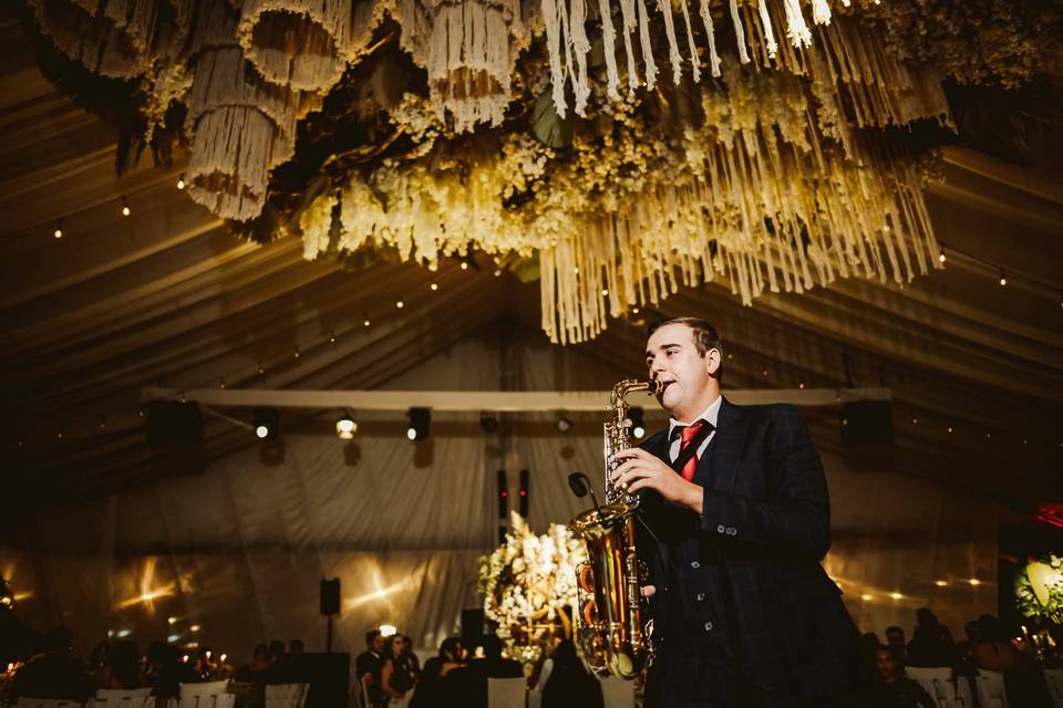 Sax player