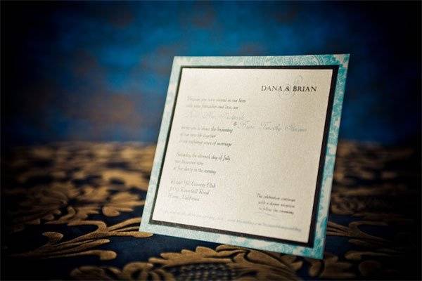 Tiffany Blue Wedding Invitation Set