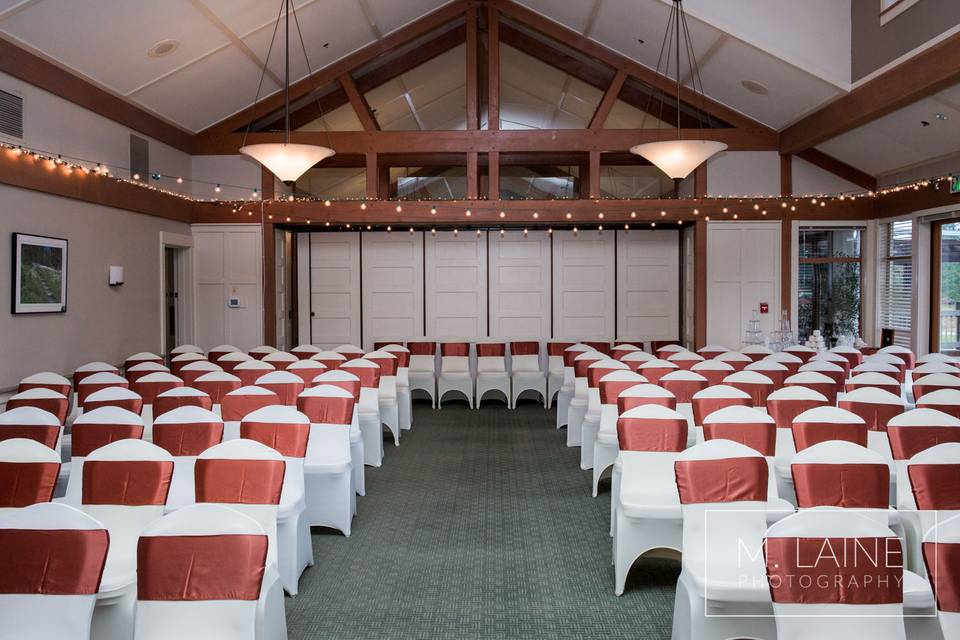 Indoor ceremony