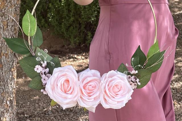 Rose Pink Silk Bouquet