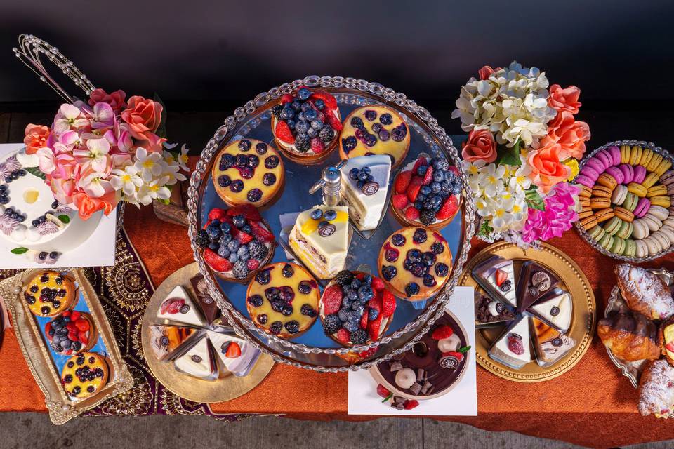 Assorted Pastry & Cake Spread