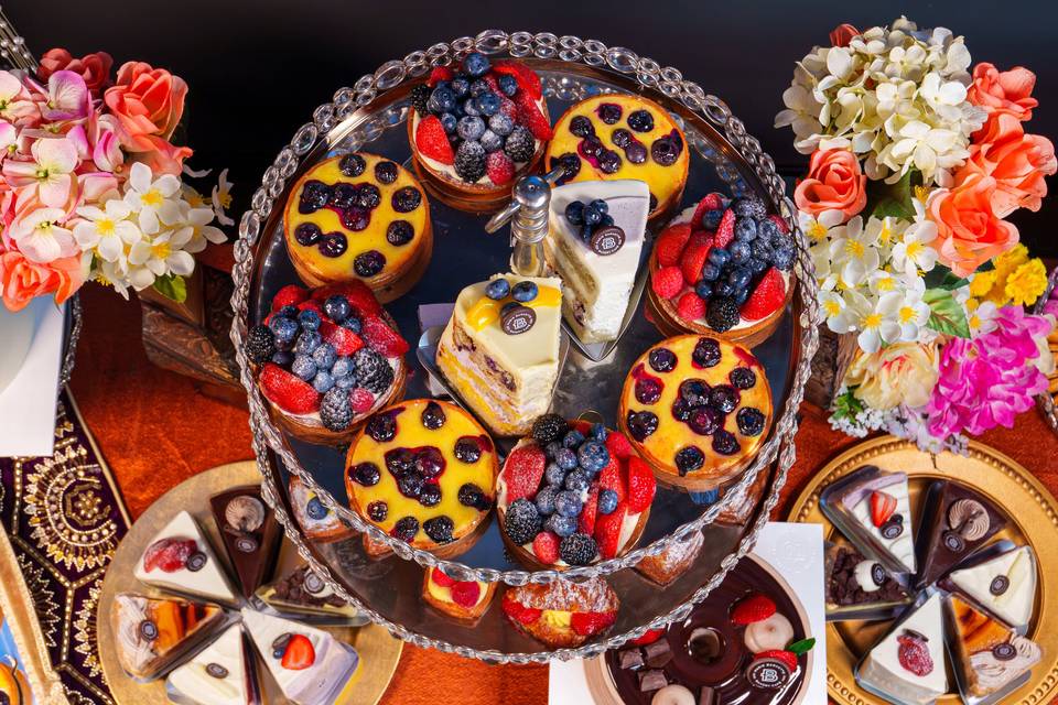 Berry & Lemon Blueberry Tarts