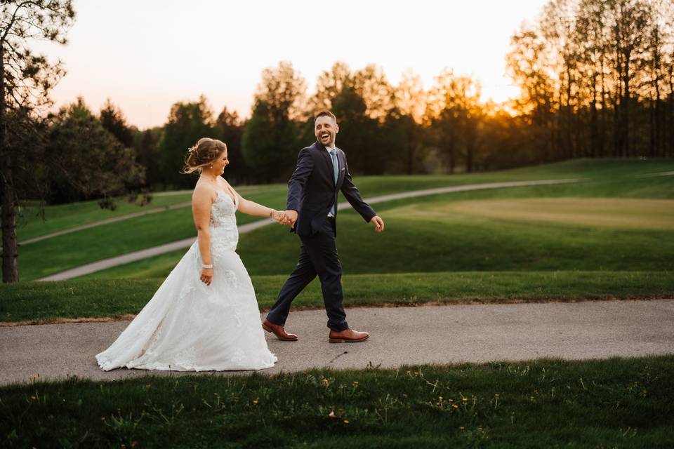 Bride and Groom Golf Course