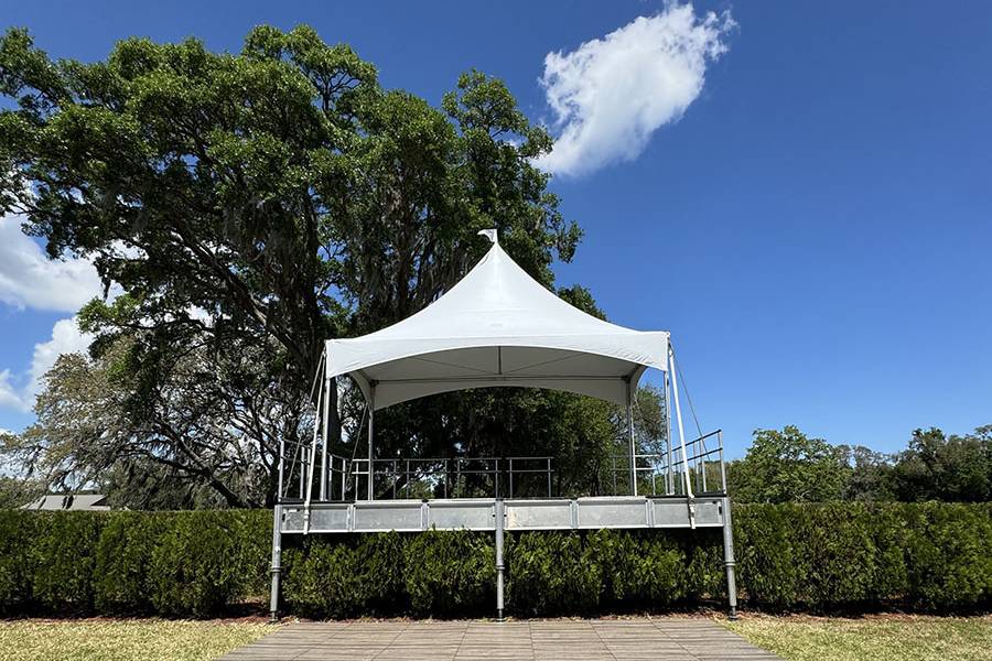 Covered Wedding Stage