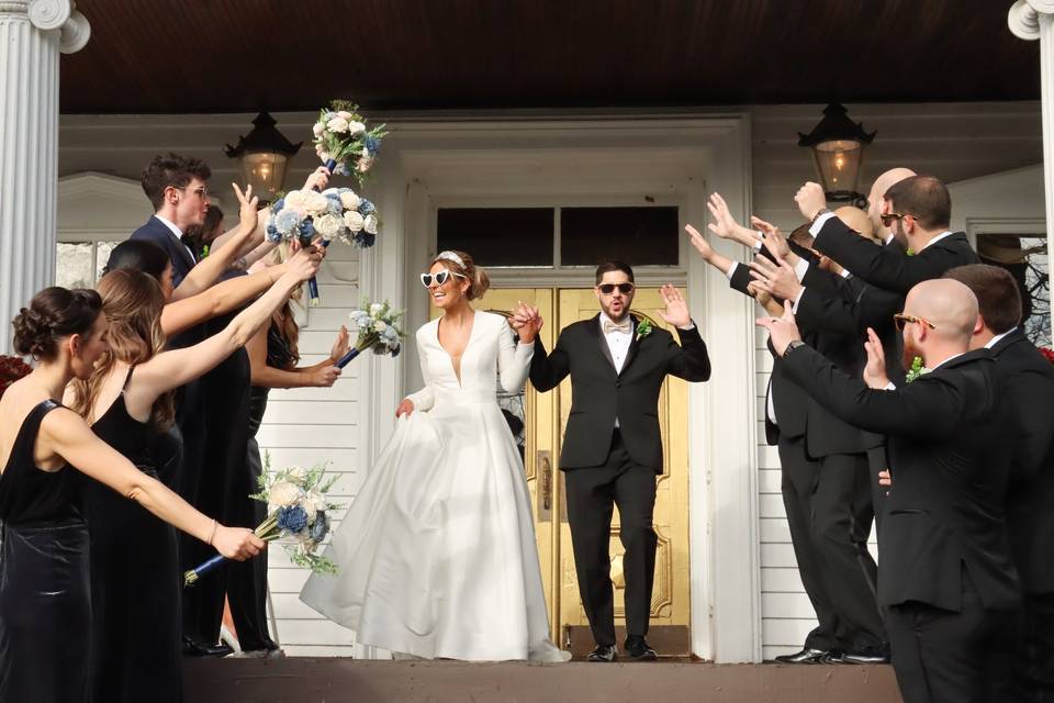 Wedding Party Cheering