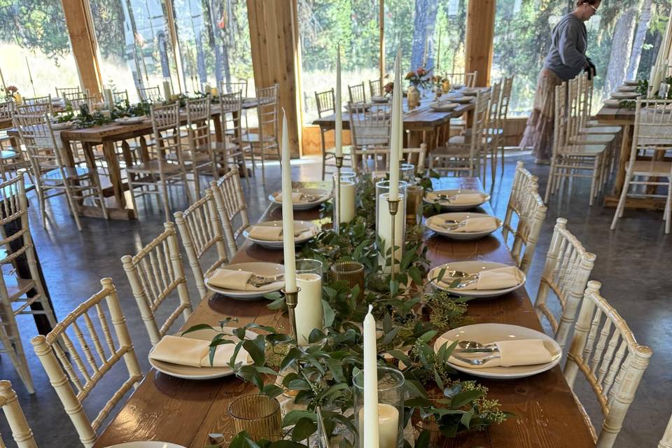Table set up