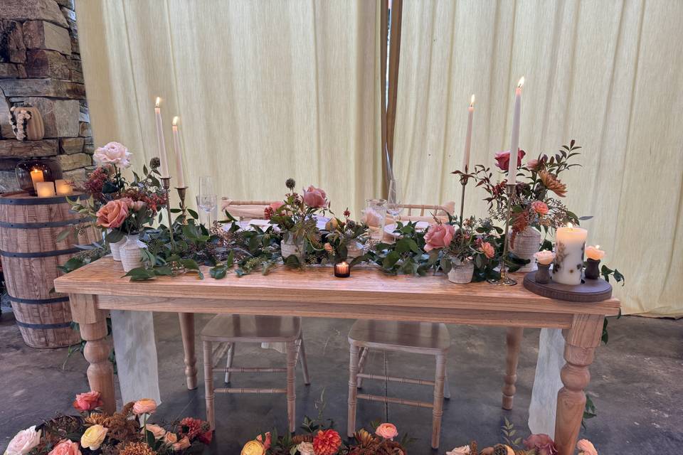 Sweetheart table