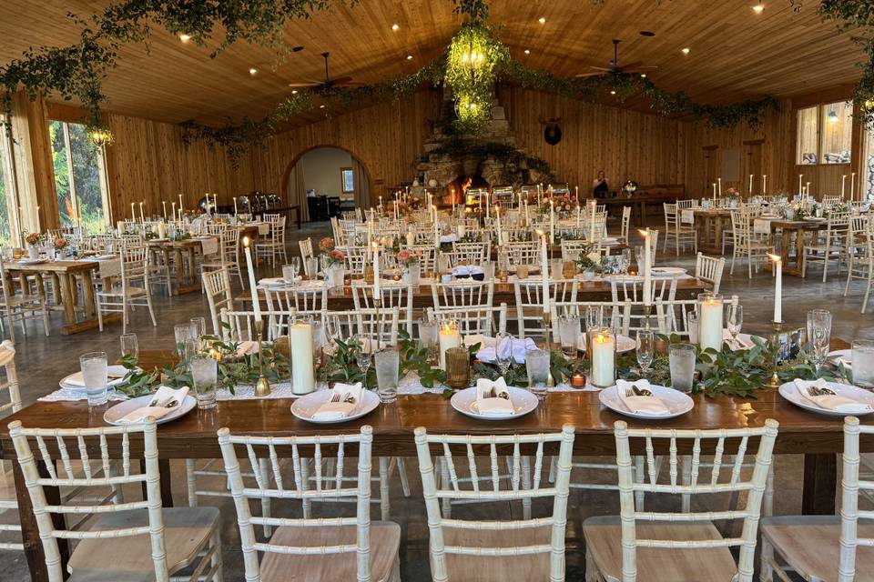 Reception set up