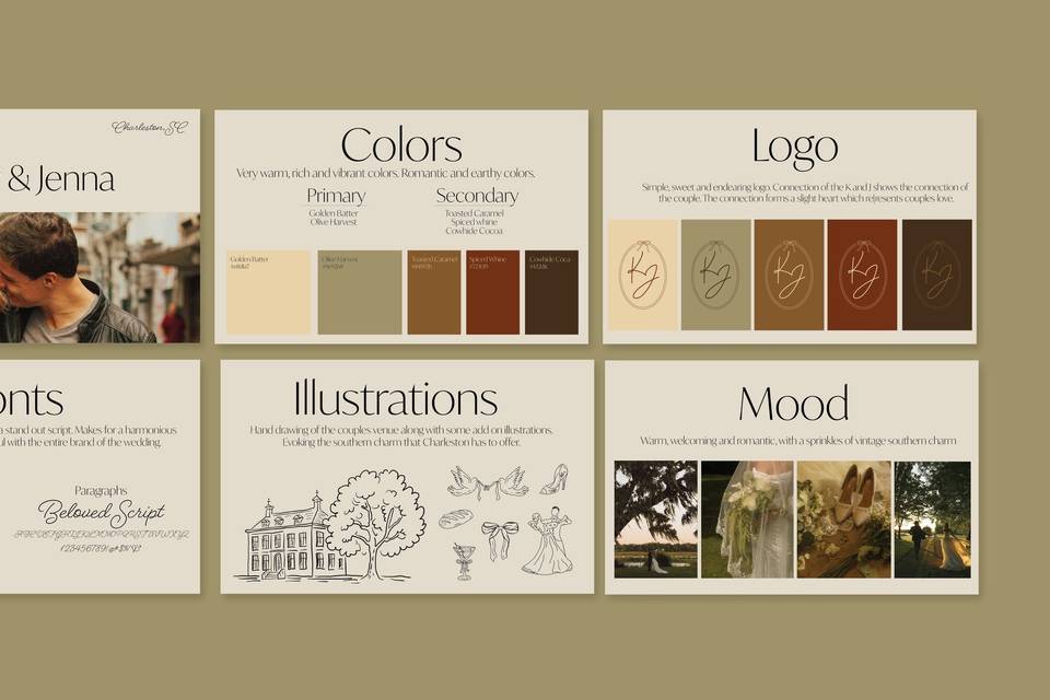 Charleston wedding branding