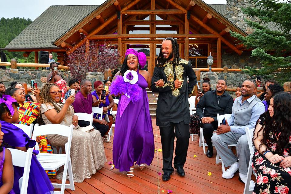 Evergreen Lake House wedding