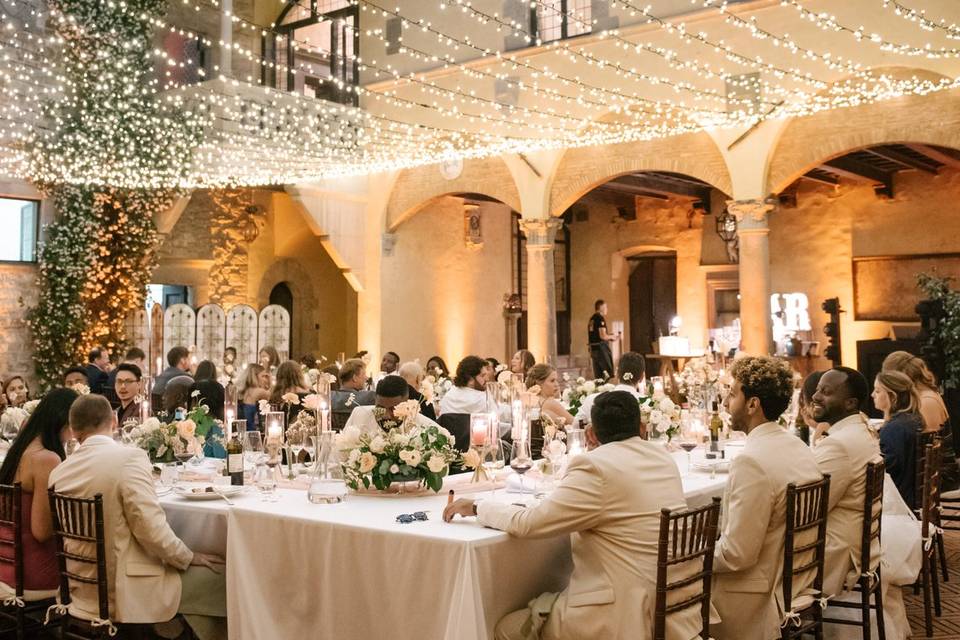 Dinner in the inner courtyard