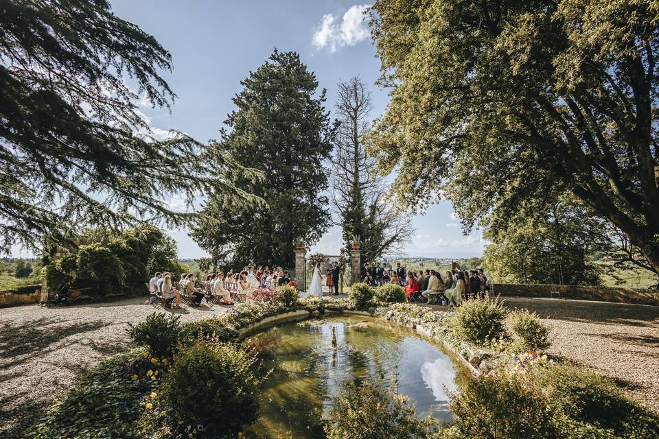 Ceremony in the garden