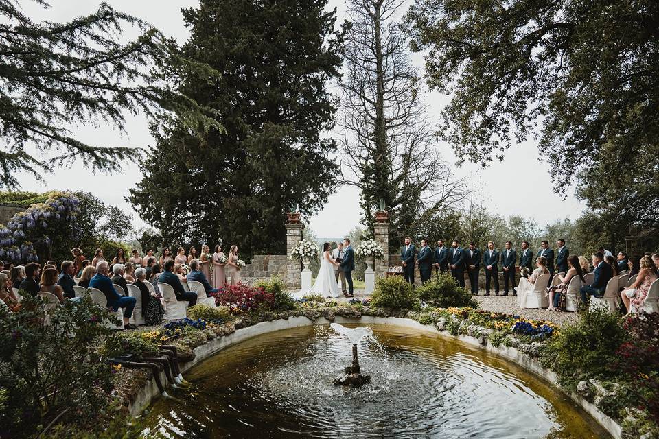 Ceremony in the garden