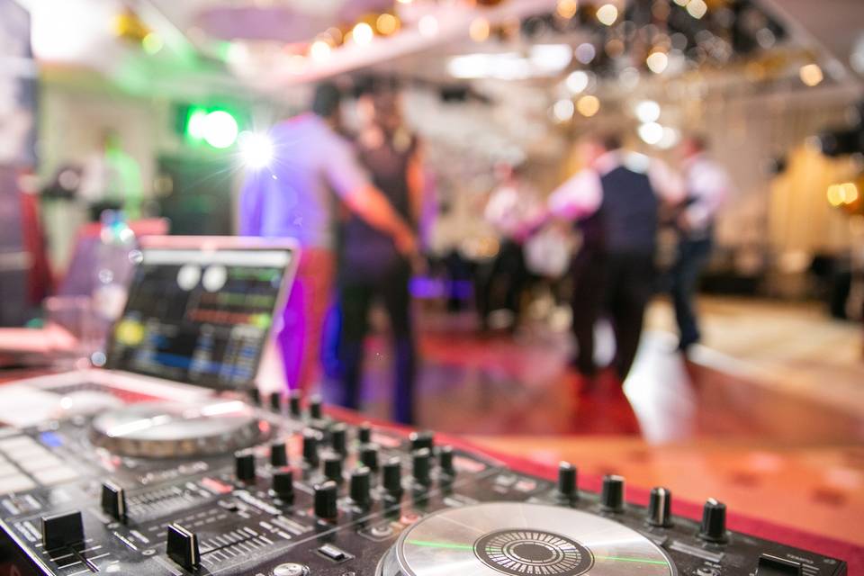 DJ Set Up and Dancefloor