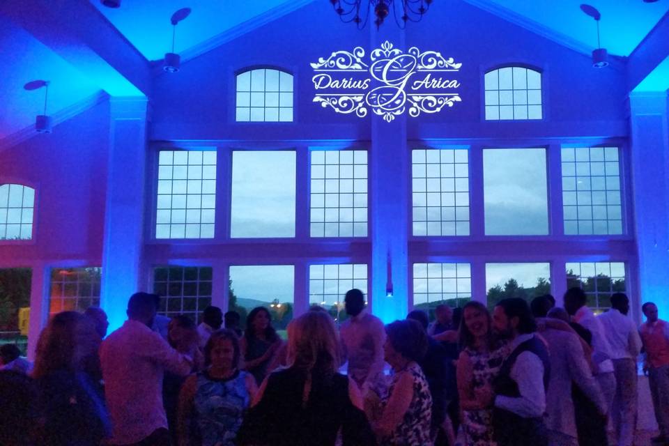 Uplighting & Custom Monogram