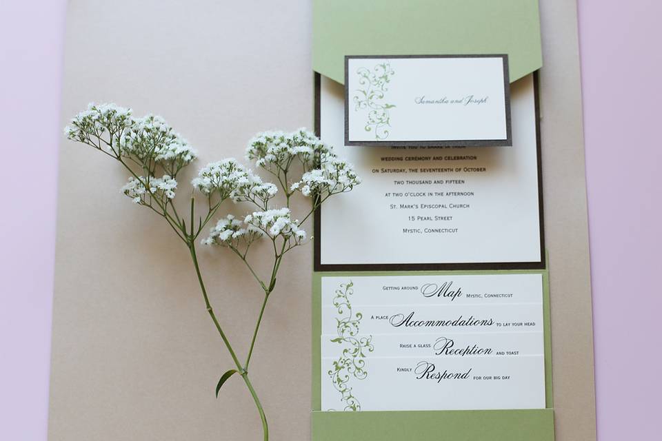 Green invitation