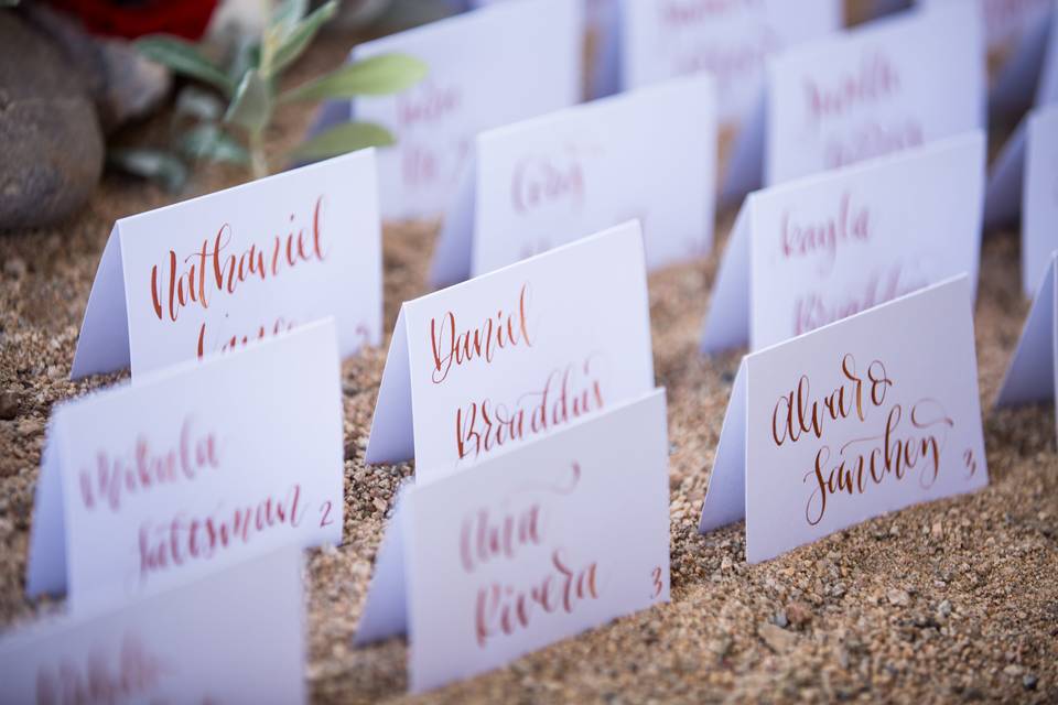 Table cards