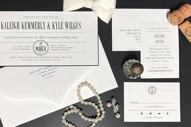 Elegant invitation