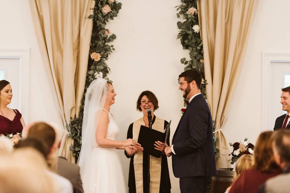 Indoor ceremony