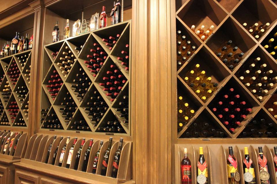 Plenty of award-winning wines to serve your guests. A complimentary wine tasting will help you select the right varietals to compliment your food selections.