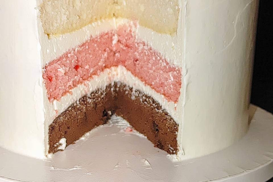 Neapolitan cake