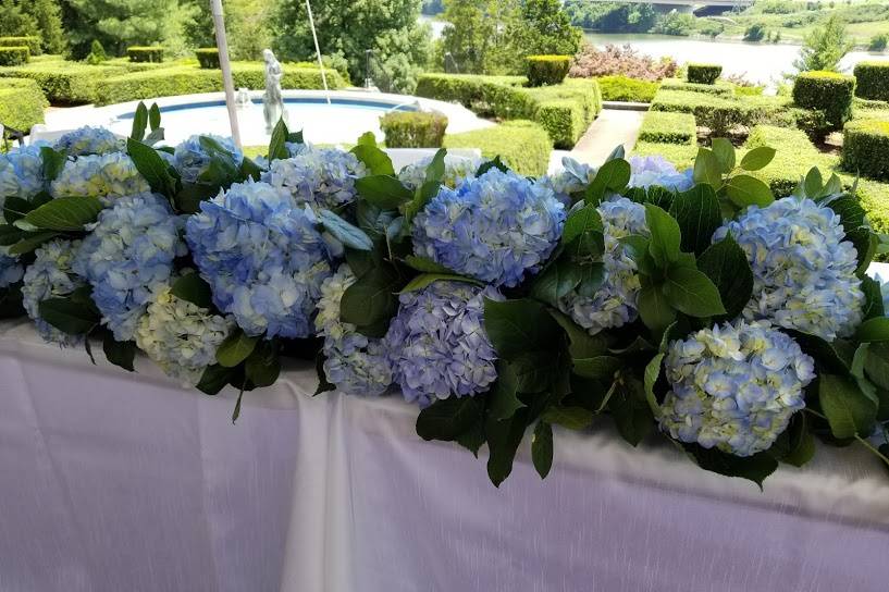 Headtable flowers